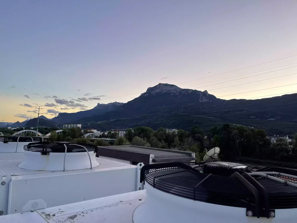 Outside view of a datacenter